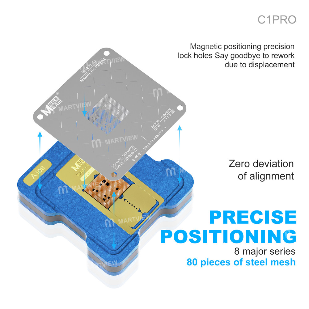 maant c1pro-magnetic-power-positioning-tin-planting-platform-set-for-apple-mtk-hisilicon-qualcomm-ex