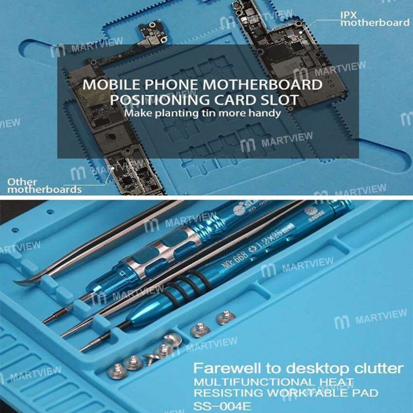 Sunshine SS-004E Multi-functional Magnetic Heat Resisting Worktable Pad Desk Mat