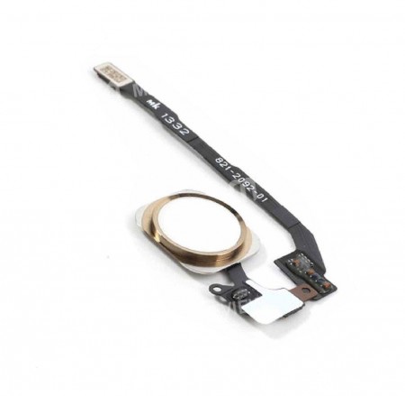 Replacement Home Button With Flex Cable For iPhone 5s - Gold