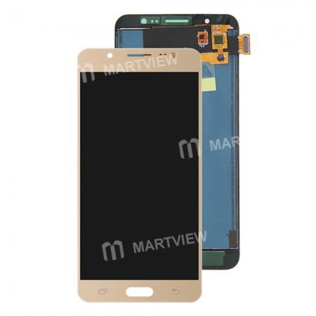 TFT LCD Display Touch Screen Digitizer Assembly Replacement for Samsung Galaxy J7 2016 J710F - Gold