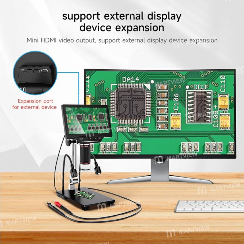 aixun dm21-5-528x-7-inch-hd-display-digital-measurement-microscope-with-multimeter-function-4
