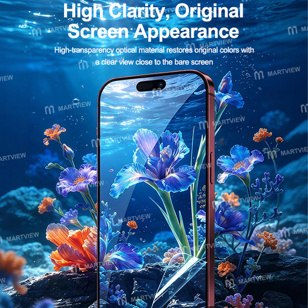 relife gf-18-9h-7-inch-scratch-resistant-high-definition-clarity-oil-repellent-hydrogel-film--25pcs-