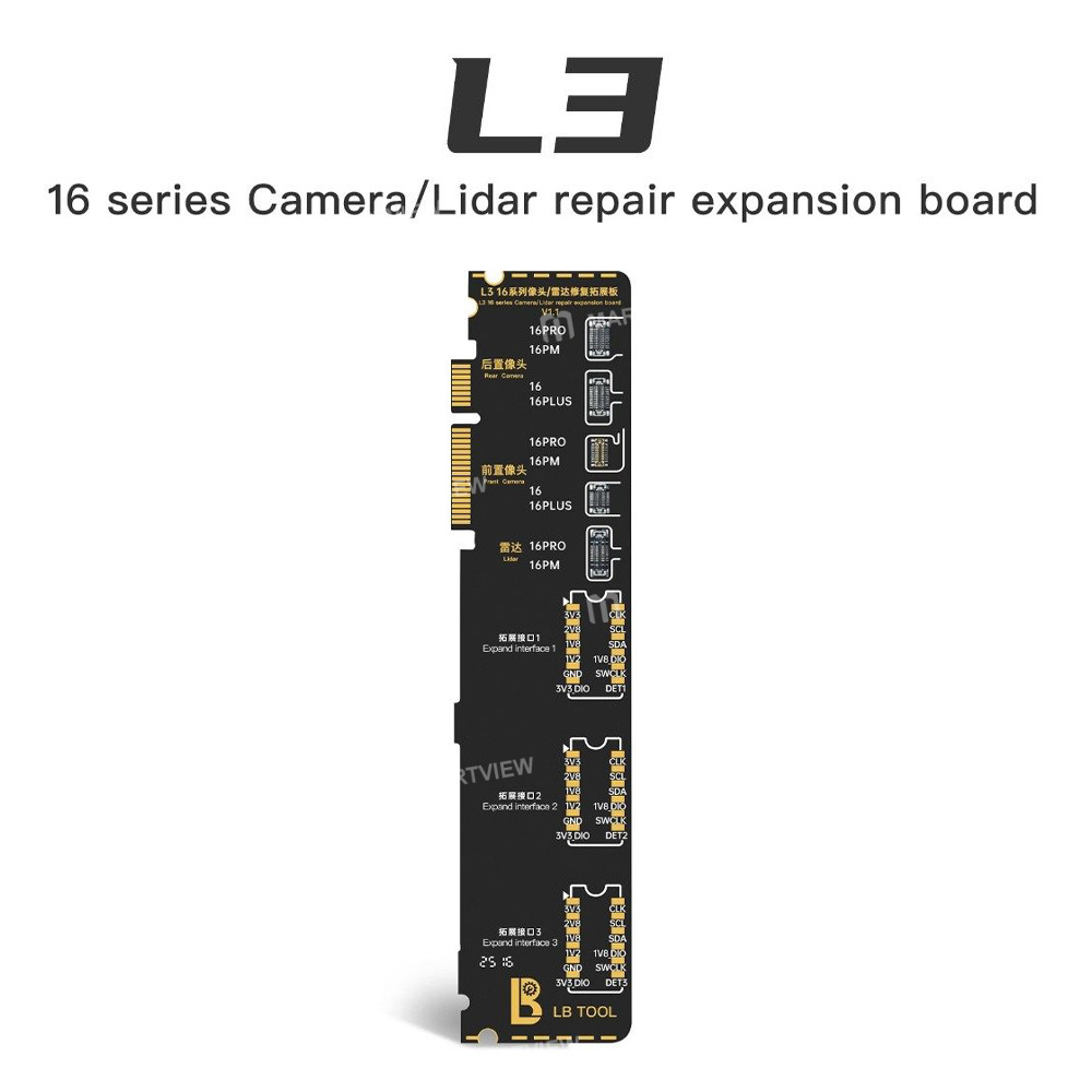 luban l3-camera-lidar-repair-board-radar-repair-cable-for-iphone-16pro-16pro-max-2