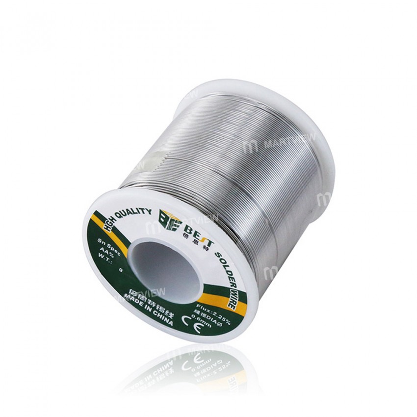 BEST 500g 0.3 / 0.4 / 0.5 / 0.6 / 0.8 / 1.0mm Tin Content 60% Rosin Core Solder Wire for Circuit Boa