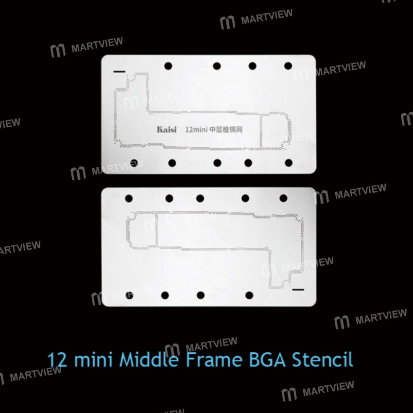 Kaisi BGA Reballing Stencil Motherboard Mid-Layer Planting Tin Template Platform with Net for iPhone