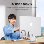 Ugreen CM521 Magnetic 5-in-1 USB 3.0 to TF / SD Card Type-C HUB for iMac All-in-one