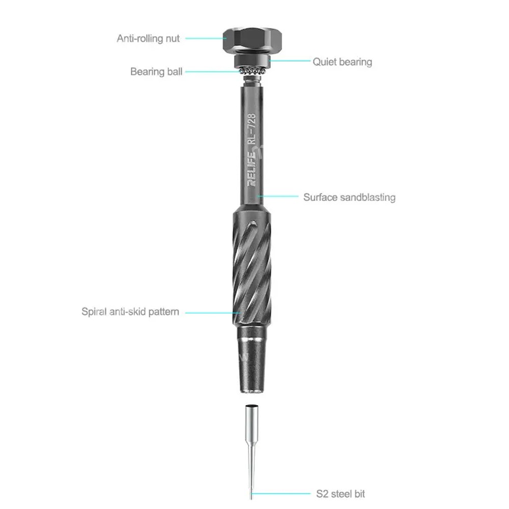 relife rl-728-s2-steel-strong-magnetic-extra-hard-anti-slip-2d-screwdriver-for-phone-repair-9