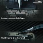 2uul tw32-black-k-flat-tip-esd-safe-ceramic-tweezers-4