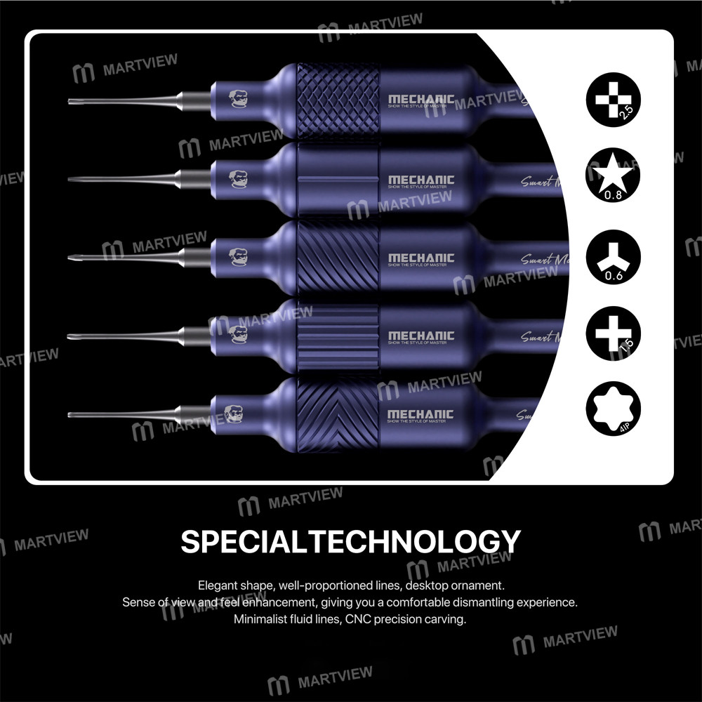 mechanic smart-mortar-5-in-1-magnetic-precision-s2-steel-2d-screwdriver-set-compatible-with-iphone-1
