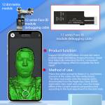 i2c iphone-series-infrared-dot-matrix-test-cable-support-iphone-x-to-13pro-max-6