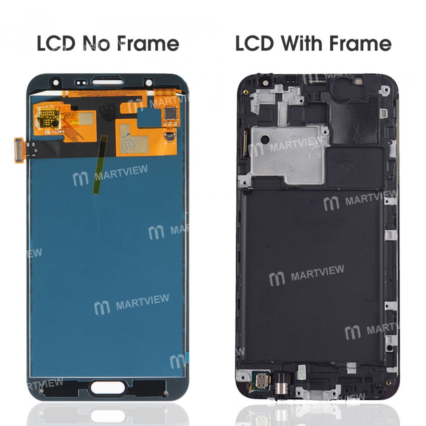 TFT LCD Display Touch Screen Digitizer Assembly Replacement for Samsung Galaxy J7 2015 J700F with Fr