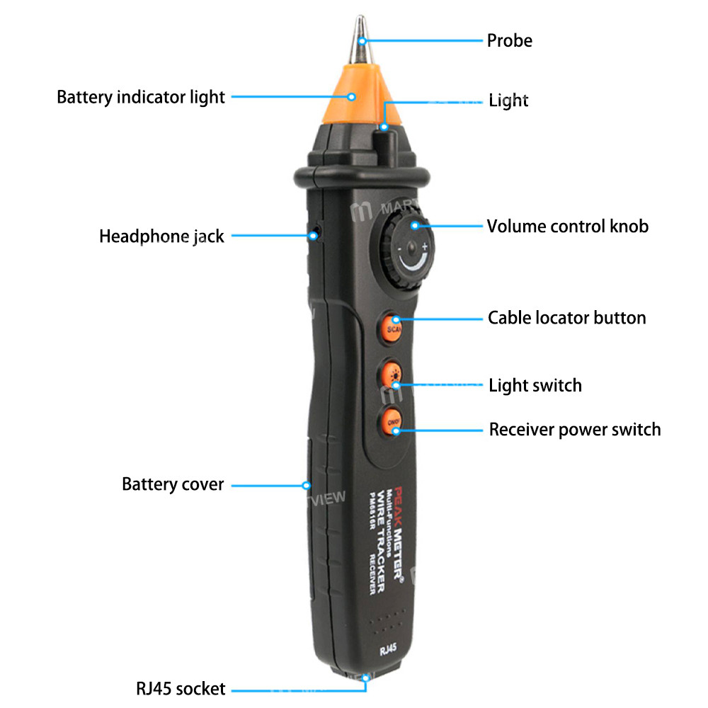 peakmeter ms6816-multifunction-wire-tracker-for-telecommunications-network-detection-6
