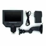 G600 Digital Portable Electronic Microscope 1-600X 3.6MP Continuous Magnifier with 4.3" HD OLED Disp