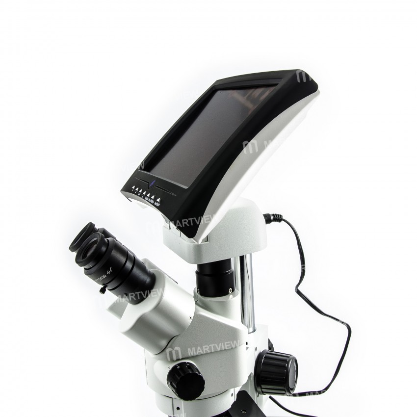 YAXUN AK17 2 in 1 stereo binocular microscope with LCD display