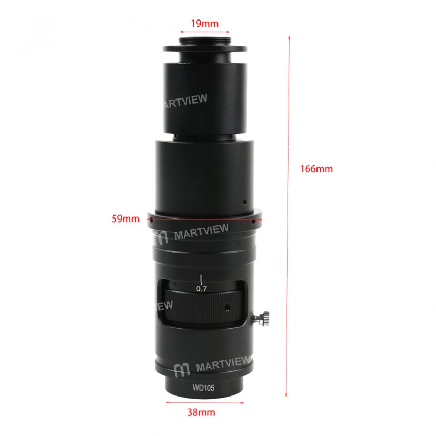 FHD 1080P SONY IMX290 Industry Autofocus Measuring Video Microscope Camera with C-Mount Light Big Ho