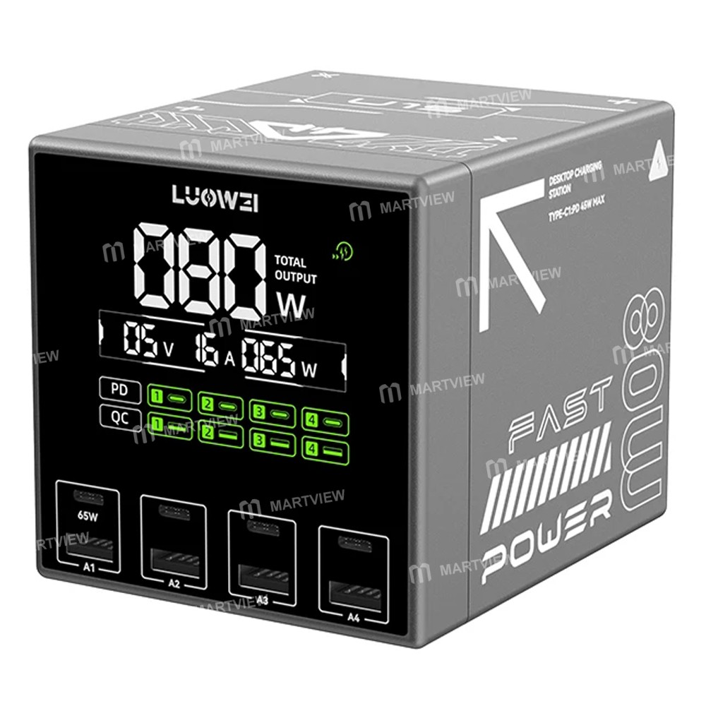 luowei lw-u1s-80w-8-port-usb-type-c-paptor-smart-desktop-charging-station-1