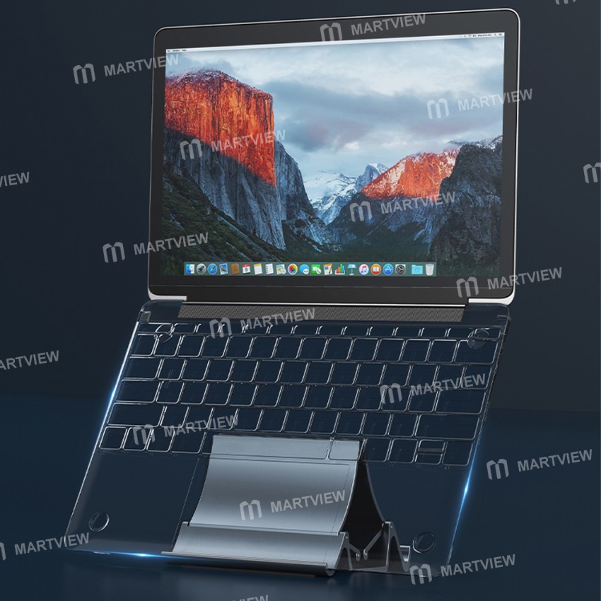 Heat Dissipation Non-slip Silicone Gravity Laptop Vertical Holder for MacBook/Surface/iPad