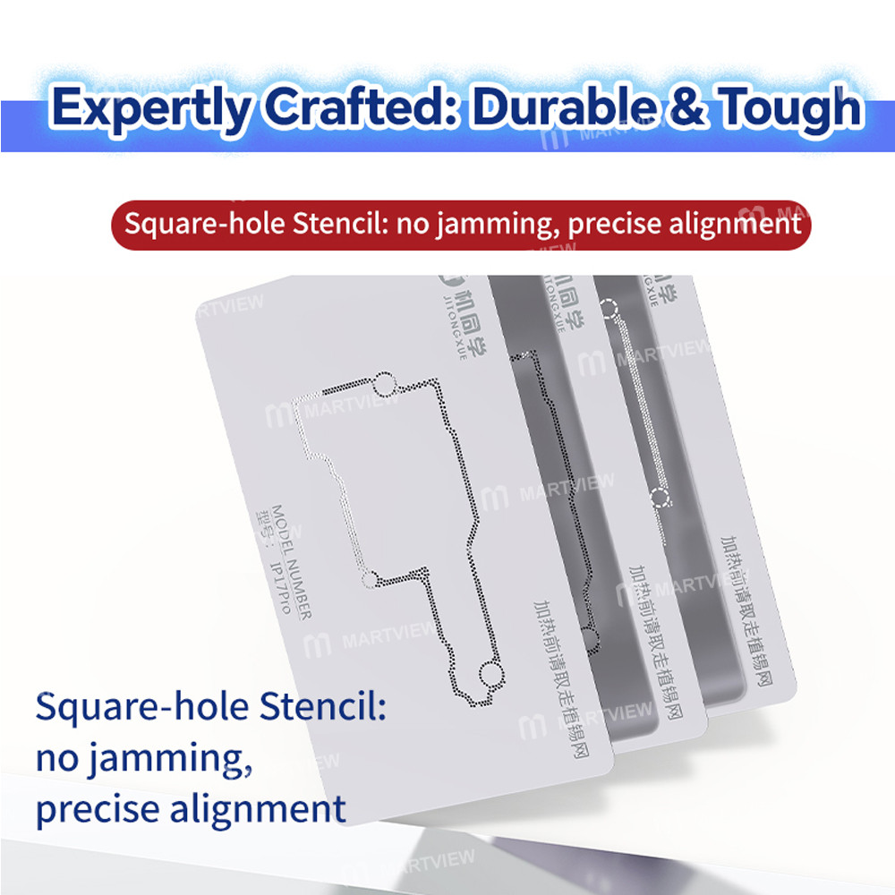 jtx m29-middle-layer-bga-reballing-stencil-tin-planting-platform-for-iphone-x-to-17-pro-max-9