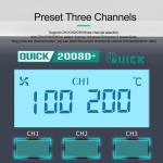 Quick 2008D+ 750W Lead-free Intelligent Digital Display Hot Air Gun Desoldering Rework Station