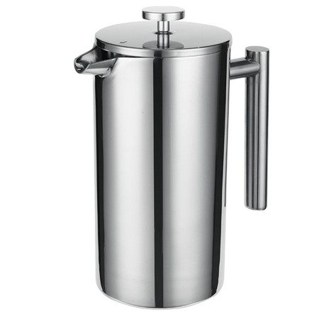French Press 304 Stainless Steel Thermal Coffee Maker Tea Maker 800ML 3 Filters Anti-scald Handle Rust proof Coffee Press