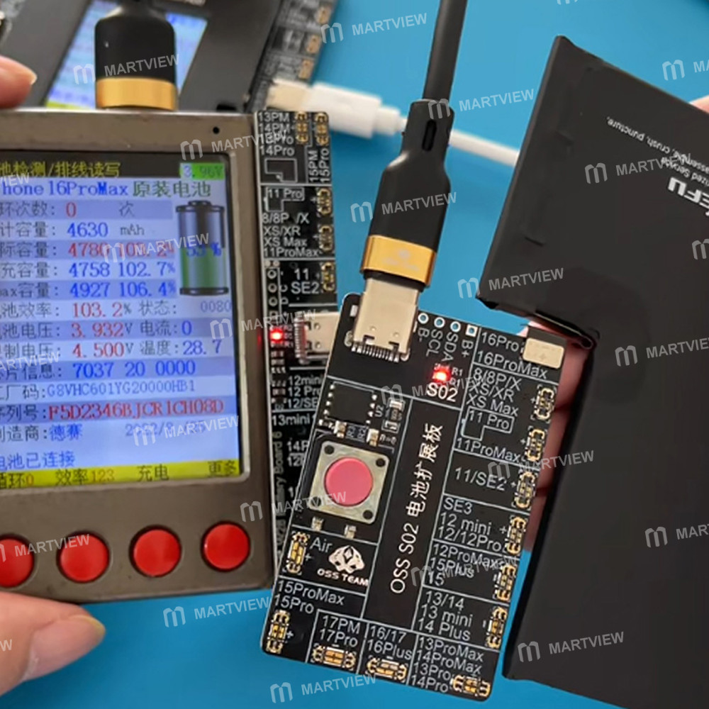 oss s02-battery-activation-test-expansion-board-for-iphone-8-to-17pro-max-suitable-oss-w28pro-4