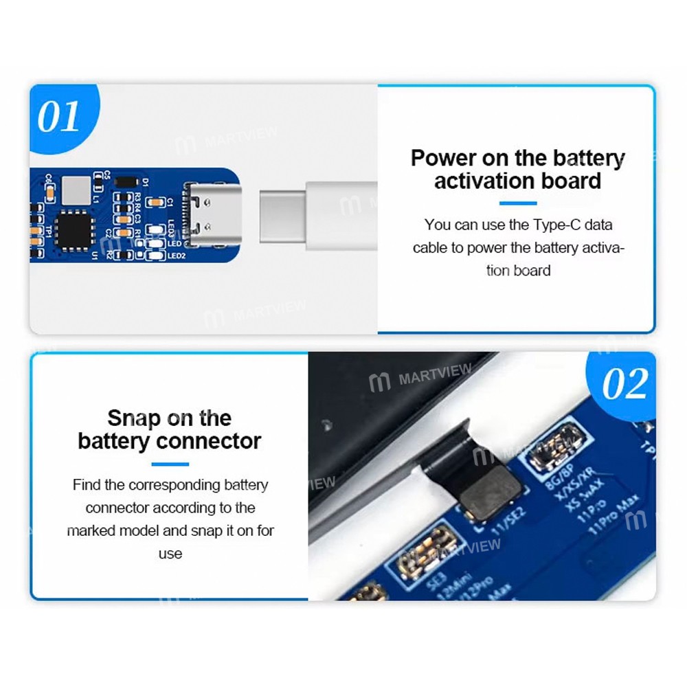 sunshine ss-903-se-battery-charging-activation-board-for-iphone-8-to-16pro-max-se2-se3-10