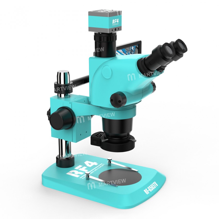 rf4 rf6565tv-2kc1-s010-65-65x-electronic-trinocular-microscope-with-10-inch-monitor-2k-camera-2