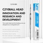 maant c210-000-ball-head-universal-copper-integrated-soldering-iron-tips-for-c210-soldering-station-