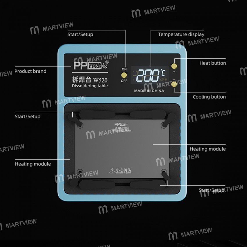 ppd w520-intelligent-motherboard-heating-platform-5