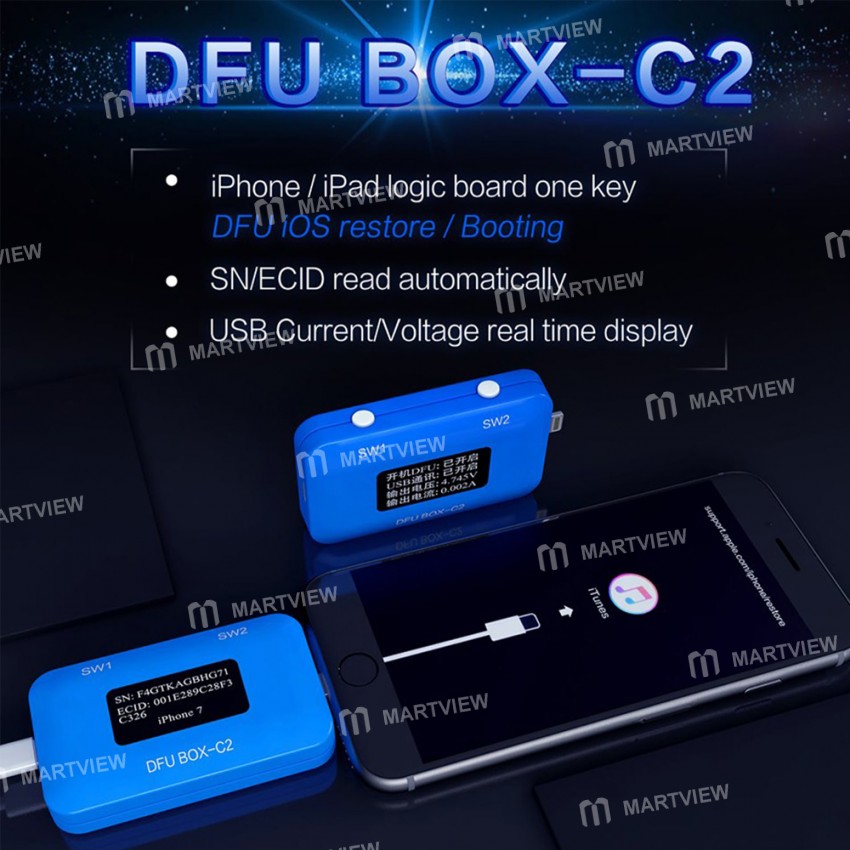 JC DFU Box C2 for Motherboard One Key DFU iOS Restore / Booting
