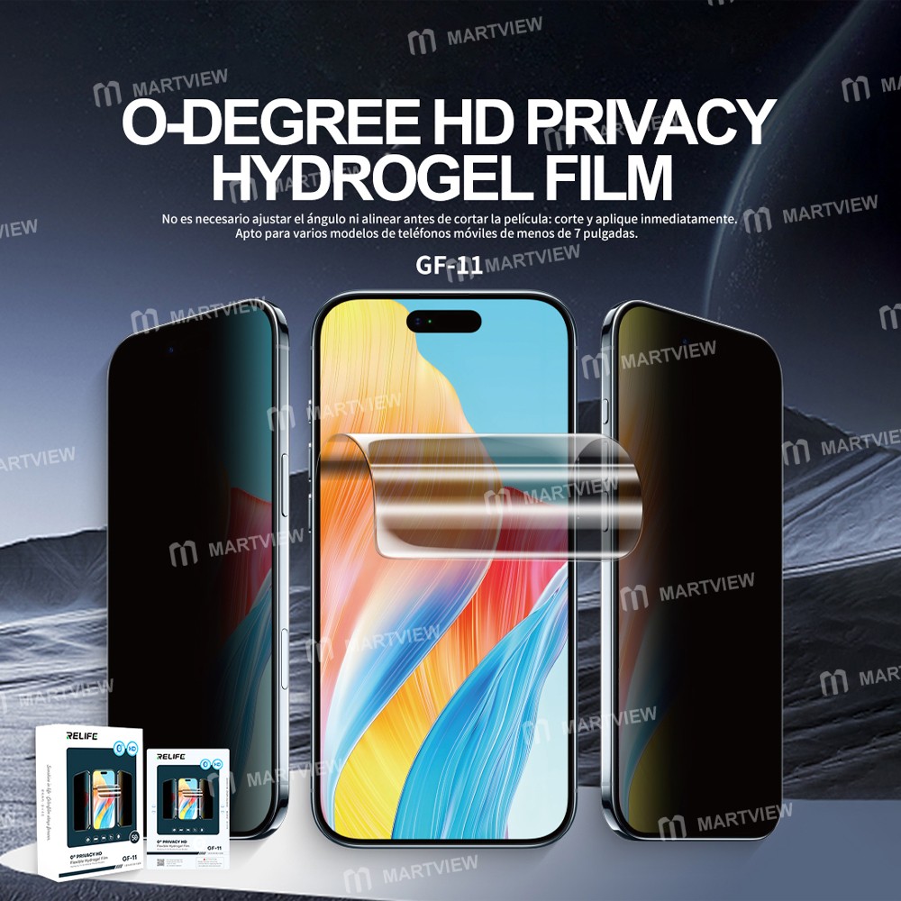 relife gf-11-0-degree-hd-privacy-hydrogel-film-for-cutting-machine--50pcs-14