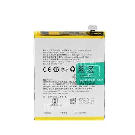Battery Replacement for Oppo F7 / BLP661- Grade AAA quality