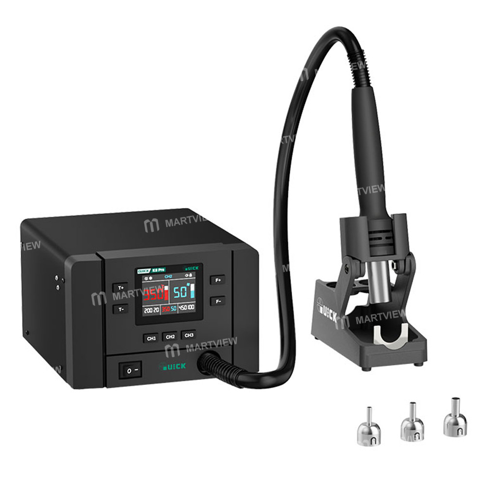 quick k8-pro-1000w-intelligent-hot-air-rework-station-for-chip-level-repair-pcb-assembly-work-3