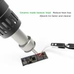 2UUL Pre-cut Desoldering Wicks 2mm*25mm*100pcs with 2pcs Reversed Ceramic Tweezers Kit Set