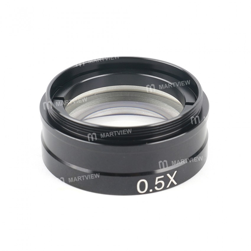0.3X 0.35X 0.5X 0.75X 2X 1X Barlow Auxiliary Objective Glass Lens Set for Industrial Microscope Came