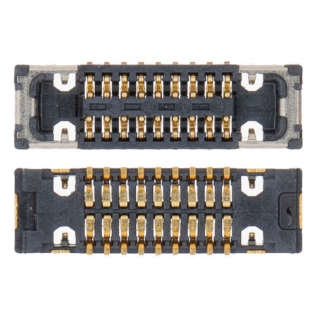 J5800 18-Pin Digitizer FPC Connector Compatible for iPhone XR - 2Pcs