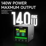 luowei lw-u1-140w-raptor-8-ports-usb-type-c-charger-station-with-wireless-charging-3