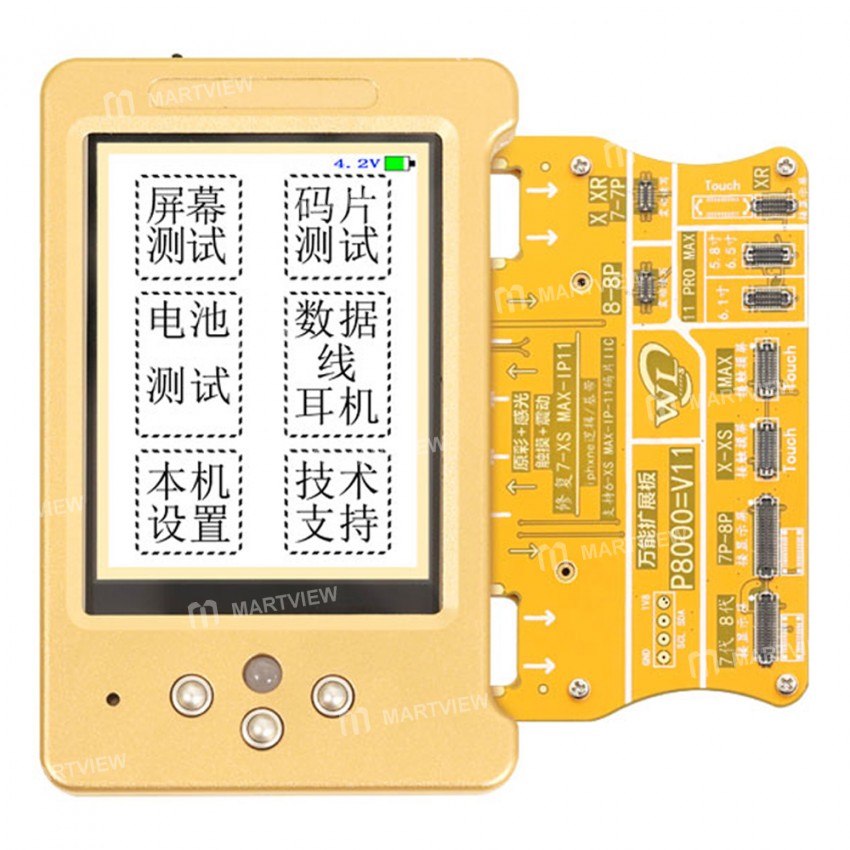 WL V6 V11 Dot Matrix Programmer LCD Screen Original Color Headset Touch Battery Face ID Repair for P