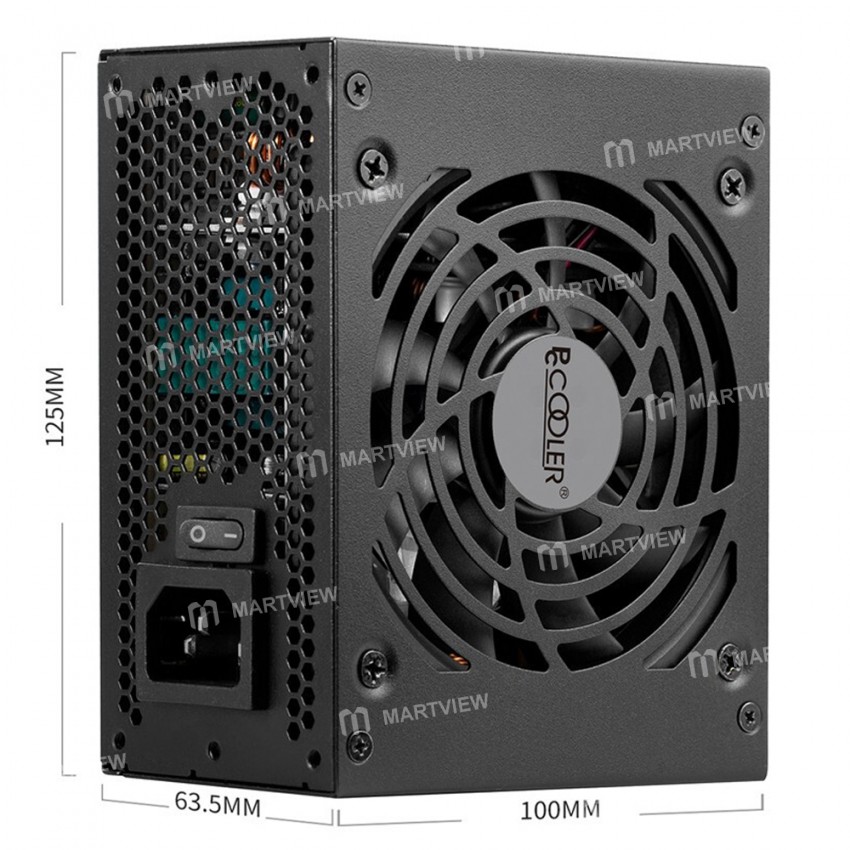 pccooler gi-fx500-rated-500w-bronze-certification-sfx-itx-power-supply-support-3060-graphics-card-2