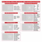 iphone qualcomm--hisilicon--mtk--samsung--emmc--universal-bga-series-cpu-85pcs