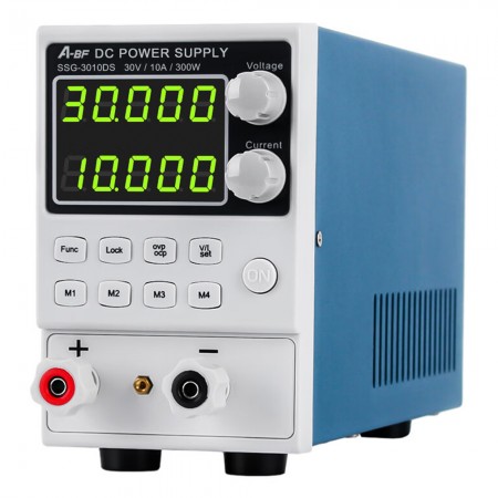 A-BF SSG-305DS 30V / 5A Dual 5-Bits LED-type CNC Adjustable DC Voltage Regulate Power Supply