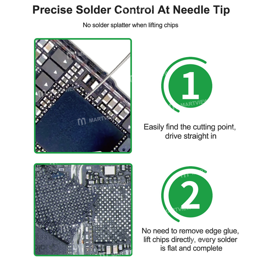 relife tx3-wear-resistant-non-magnetic-precision-chip-pry-needle-kit-for-pcb-repair-6