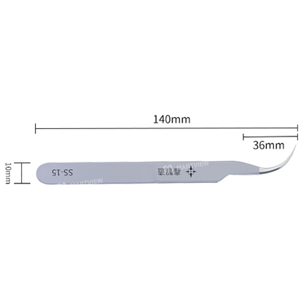 xzz ss-15-weak-magnetic-stainless-steel-super-hard-special-curve-tip-tweezers-10
