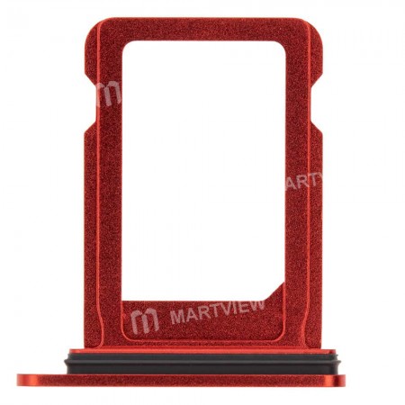 Replacement sim card tray for iPhone 12 mini red