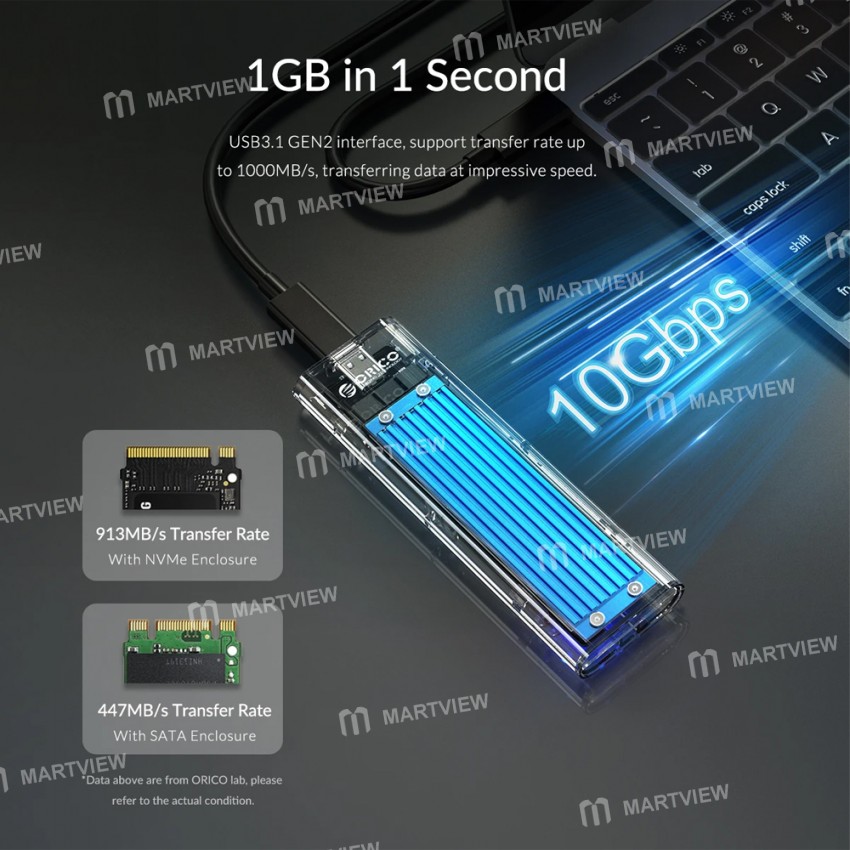 orico tcm2m-c3-nvme-ngff-dual-protocol-usb31-gen2-10gbps-m2-ssd-enclosure-6