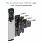 Lenovo M-01 / M-02 M.2 to USB 3.1 Gen 2 SSD Enclosure for NGFF SATA / NVMe PCI-E SSD