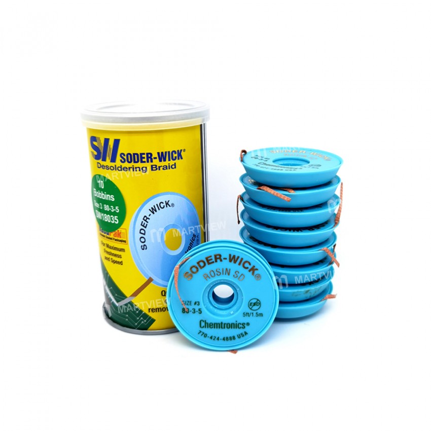SW SODER-WICK Suction Wire 18025 18035 18045 18055 Sucking Wire BGA Desoldering Wire Tin Suction Lin