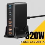 320w 8-port-4c4a-high-power-desktop-gan-charger-for-mobile-phone-tablet-game-consoles-7