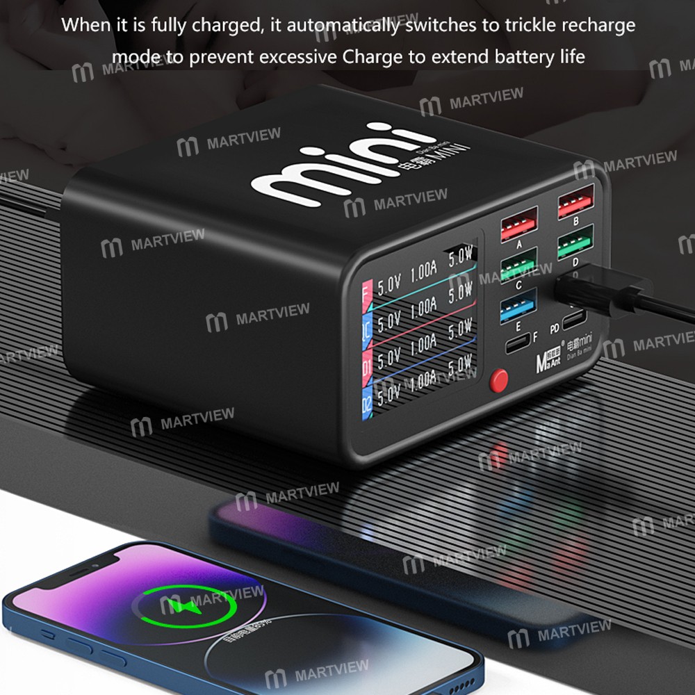 maant dianba-mini-75w-multi-function-8-port-pd-charger-support-pd-fast-charging-9