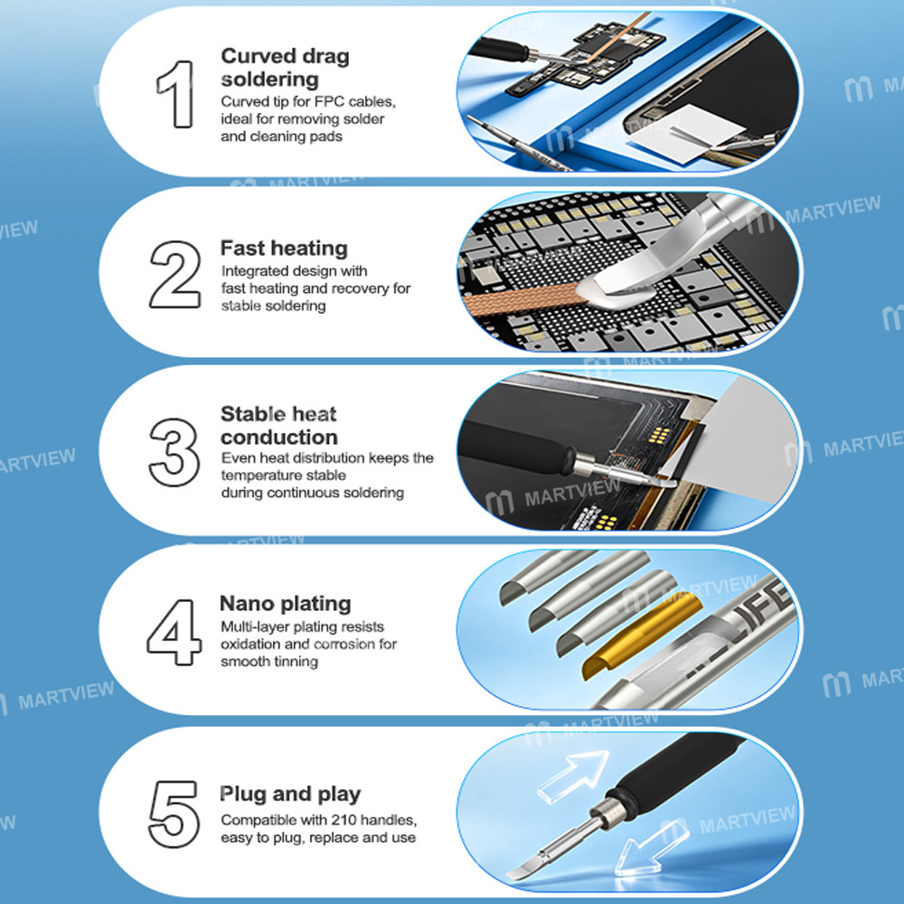 relife 210ol-curved-soldering-iron-tip-for-fpc-cables-soldering-repair-compatible-with-210-handles-4